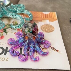 Colorful Resin Octopus Figurine